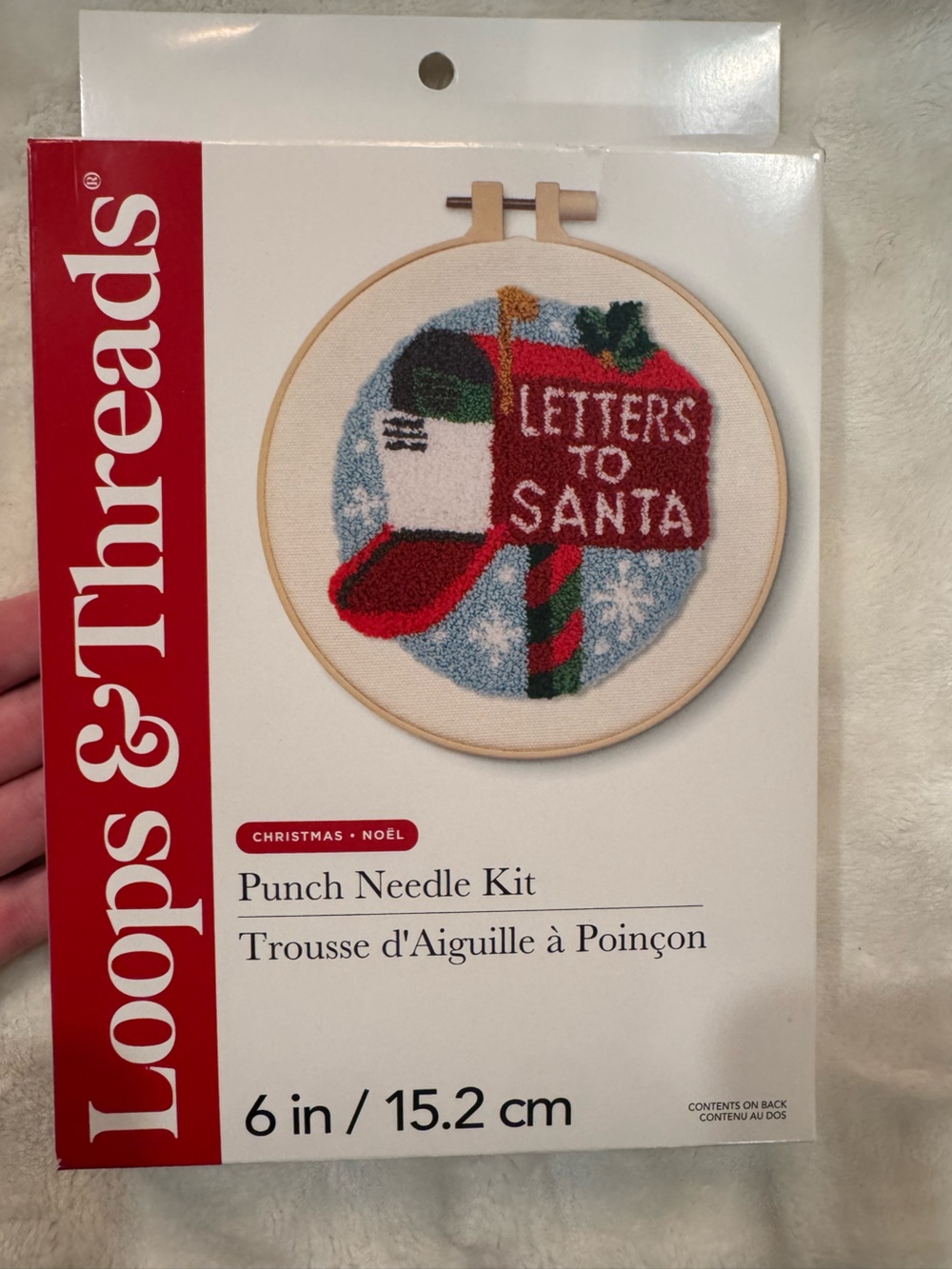 NEW Loops & Threads Punch Needle Kit - Letters to Santa
